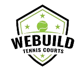 WE BUILD PICKLE BALL COURTS logo