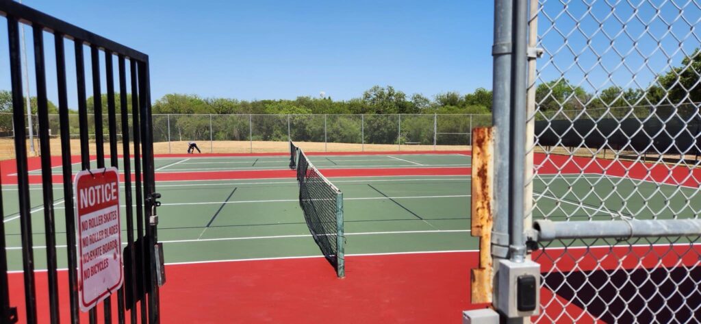 professional pickleball court