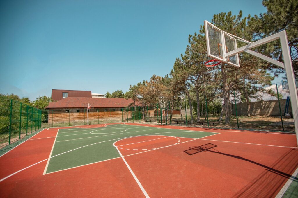 basketball court surfacing